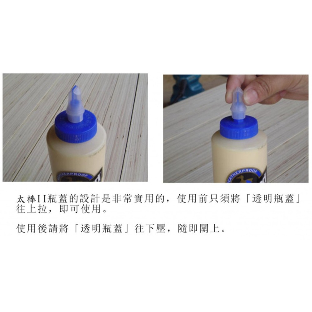 【炘朝時貨坊】美國進口太棒2號木工膠(原裝473ml瓶裝)&太棒矽膠刷-細節圖2