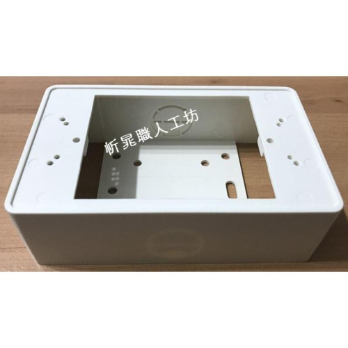 【職人の道具】AK60 一聯明盒 美術盒明BOX 插座盒 開關盒 台製接線盒