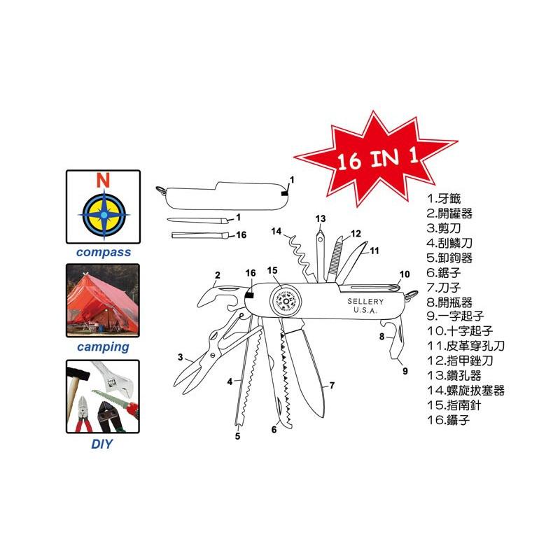 【職人の道具】88-713 瑞士刀-細節圖3