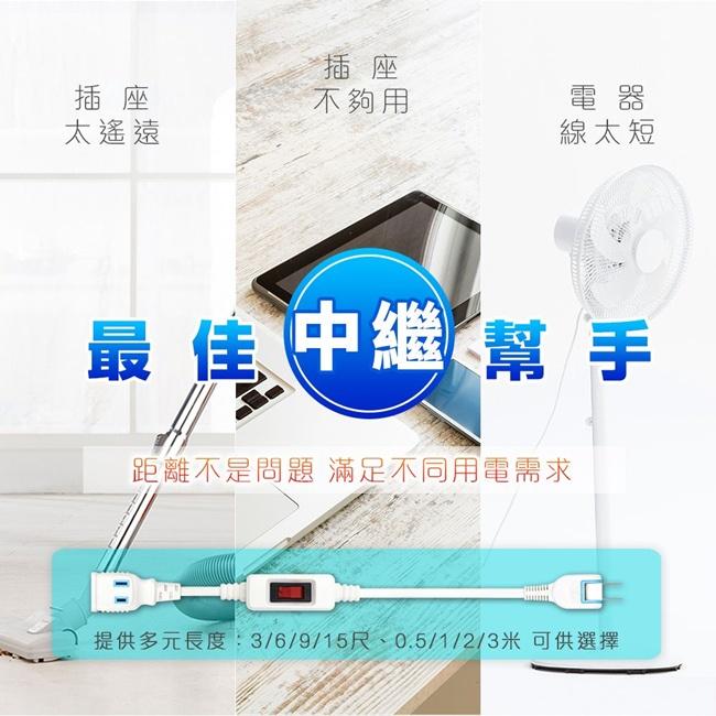 【職人の道具】KNS-202 旗艦型 2插延長中繼線-細節圖3