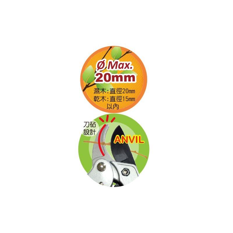 【職人の道具】66-220 省力枝剪- 8＂-細節圖4