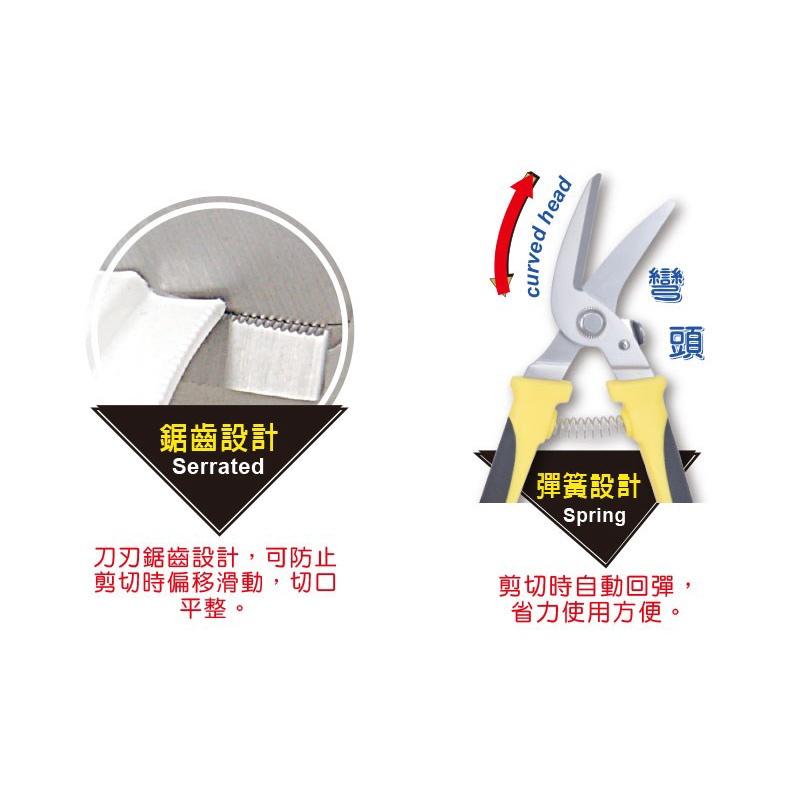 【職人の道具】66-227 多功能剪(彎頭)-8＂-細節圖2