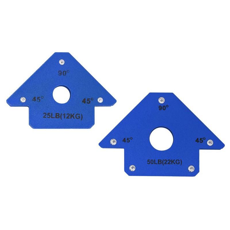 【職人の道具】鐵工專用三角板 54-710.711 磁性角度規 焊接磁鐵角度規-細節圖2