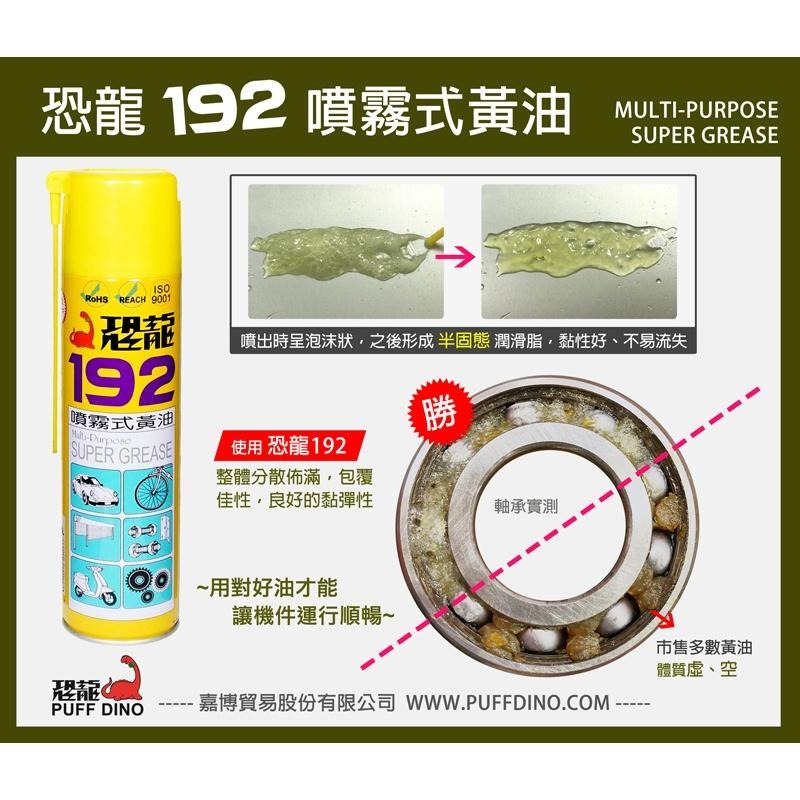 【職人の道具】恐龍192噴霧式黃油 420ml-細節圖5