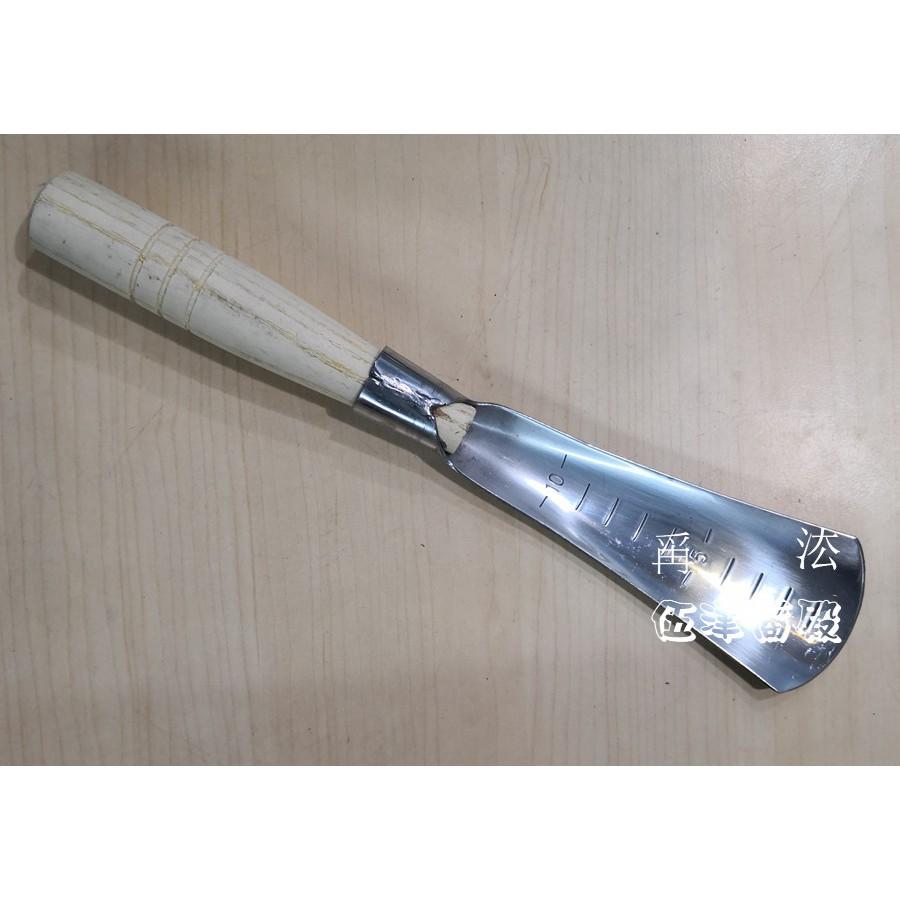 【職人の道具】木柄白鐵盆栽土挖仔  不鏽鋼木柄園藝鏟子-細節圖2