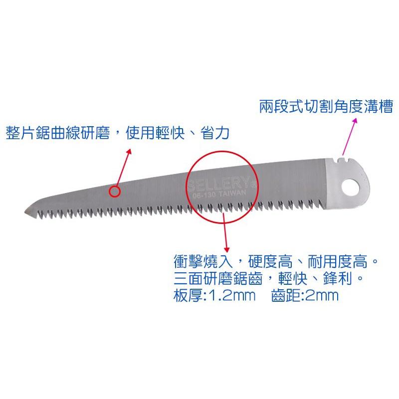 【職人の道具】06-130 迷你折鋸、06-131 鋸片-130mm-細節圖4