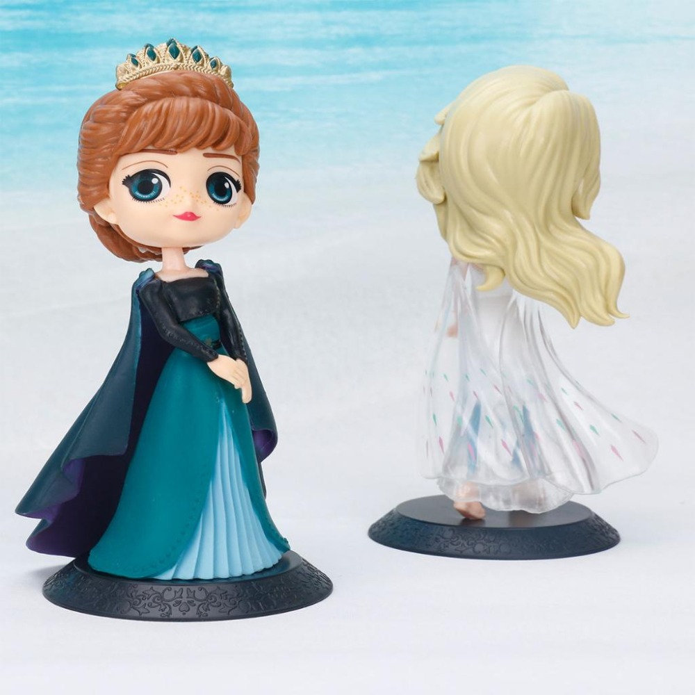 【軸心萌兔】可愛 艾莎 ELSA 公主系列 大眼睛 Q版 冰雪奇緣 安娜 模型 公仔 玩具 烘培 蛋糕 禮品 生日-細節圖4