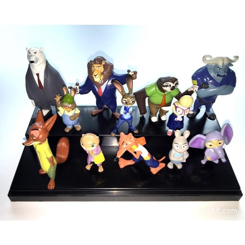 【軸心萌兔】可愛動物 動物方城市 兔子 狐狸 哈茱蒂 ZOOTOPIA 公仔 玩具 烘培 蛋糕 裝飾 轉蛋 食玩 生日-細節圖2