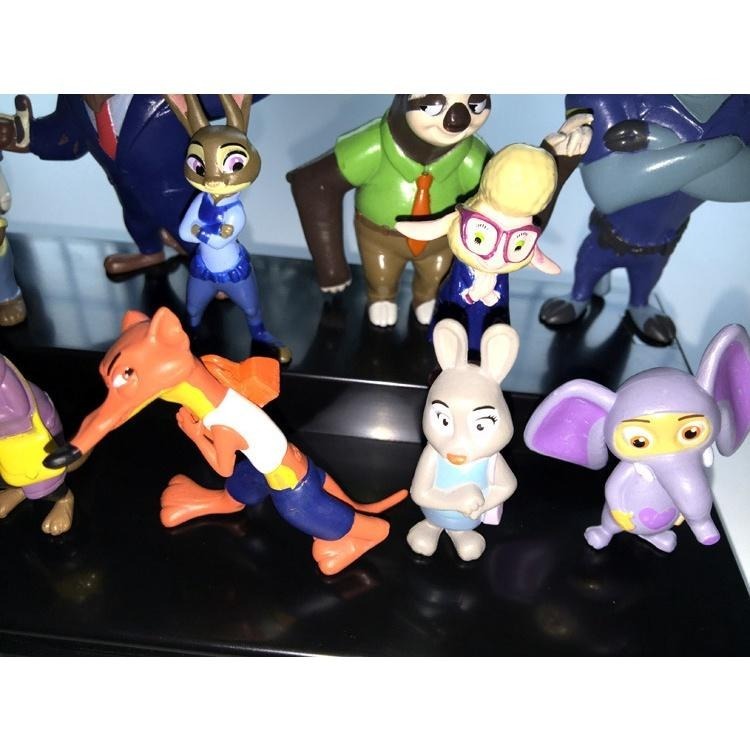 【軸心萌兔】可愛動物 動物方城市 兔子 狐狸 哈茱蒂 ZOOTOPIA 公仔 玩具 烘培 蛋糕 裝飾 轉蛋 食玩 生日-細節圖3