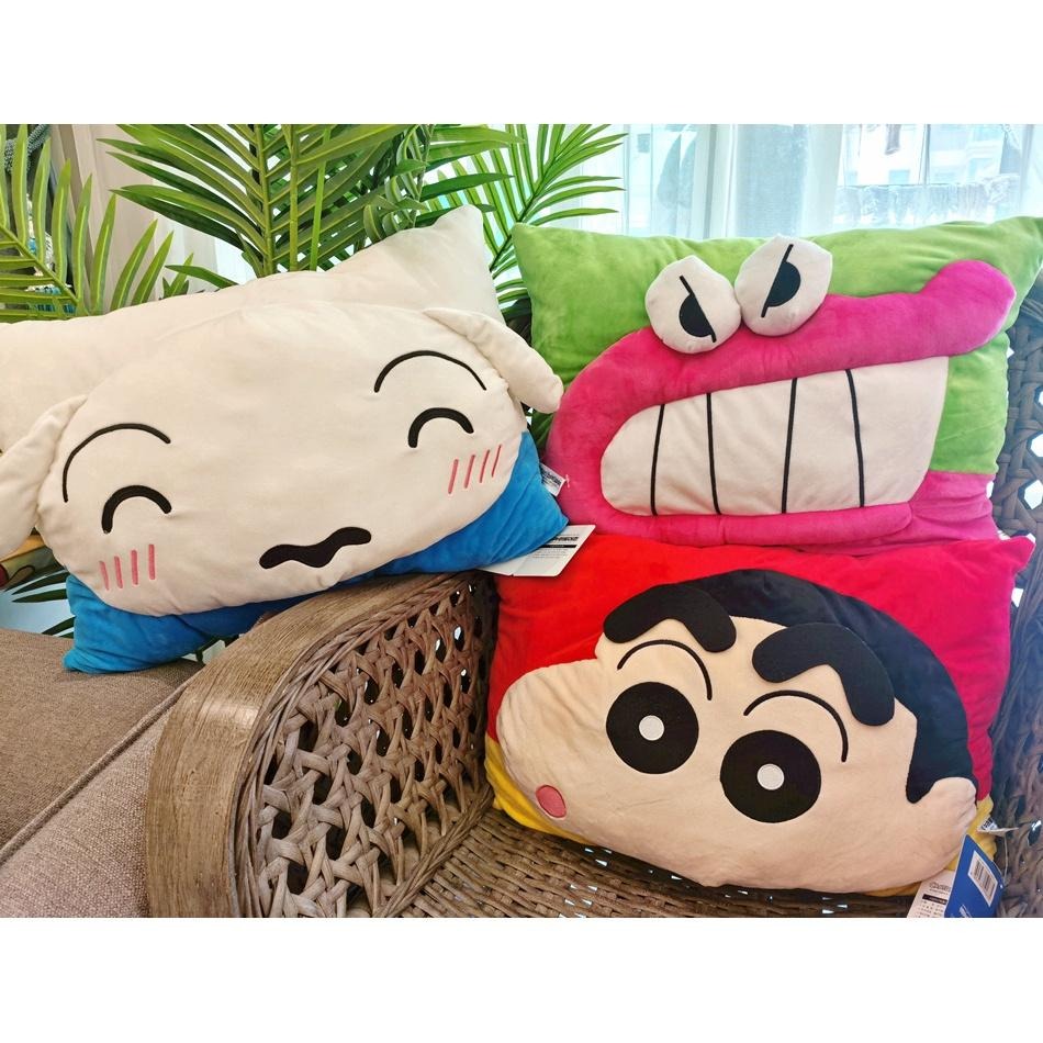 【軸心萌兔】蠟筆小新 枕頭 兒童 立體雙面 大抱枕 汽車枕 沙發枕 辦公室 床頭靠墊 日本訂單 寢具 可愛 抱枕-細節圖8