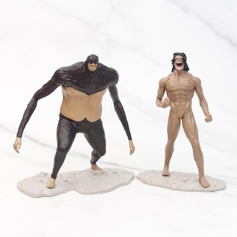 現貨【軸心萌兔】進擊的巨人 獸之巨人 顎之巨人 女巨人 鎧之巨人米卡莎 里維 阿卡漫 艾倫 萊納 吉克葉卡 亞尼 阿爾敏-細節圖3