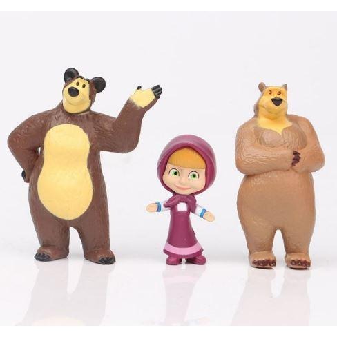 【軸心萌兔】 10款2代瑪莎  瑪莎與熊 蛋糕裝飾 蛋糕烘焙 瑪莎和熊 兒童 公仔 人偶 可愛 動物 生日禮品-細節圖2