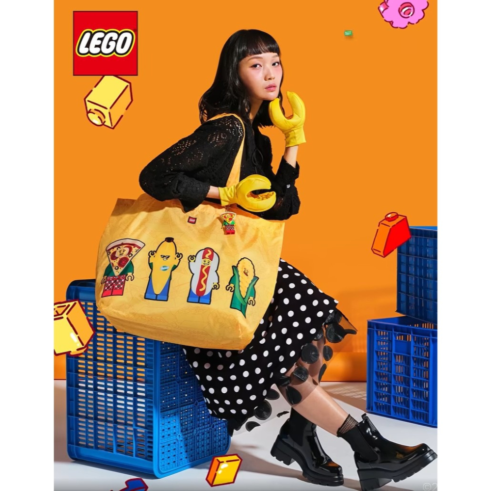 【LETO小舖】樂高 LEGO 夏日托特包 折疊購物袋 全新-細節圖3