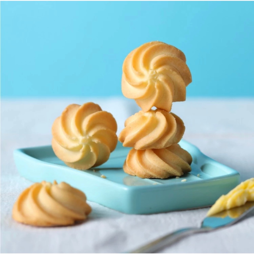 糖村 貝比曲奇嫣紅鐵盒 特濃奶香-細節圖2