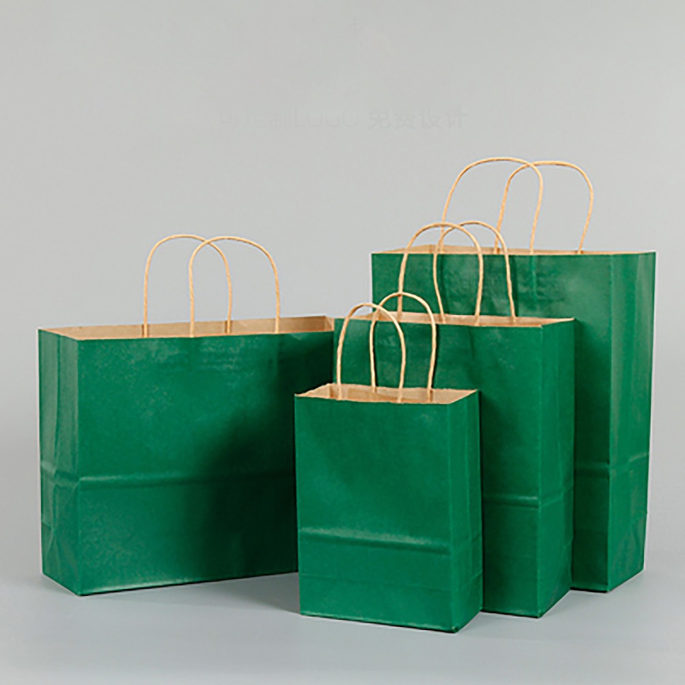 綠色紙袋 ✗ 140克 豎版 (S/M/L)-細節圖2