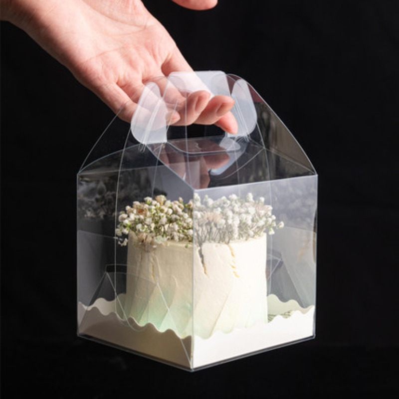 高透明✗手提蛋糕盒 戚風 生日 翻糖蛋糕盒-細節圖2