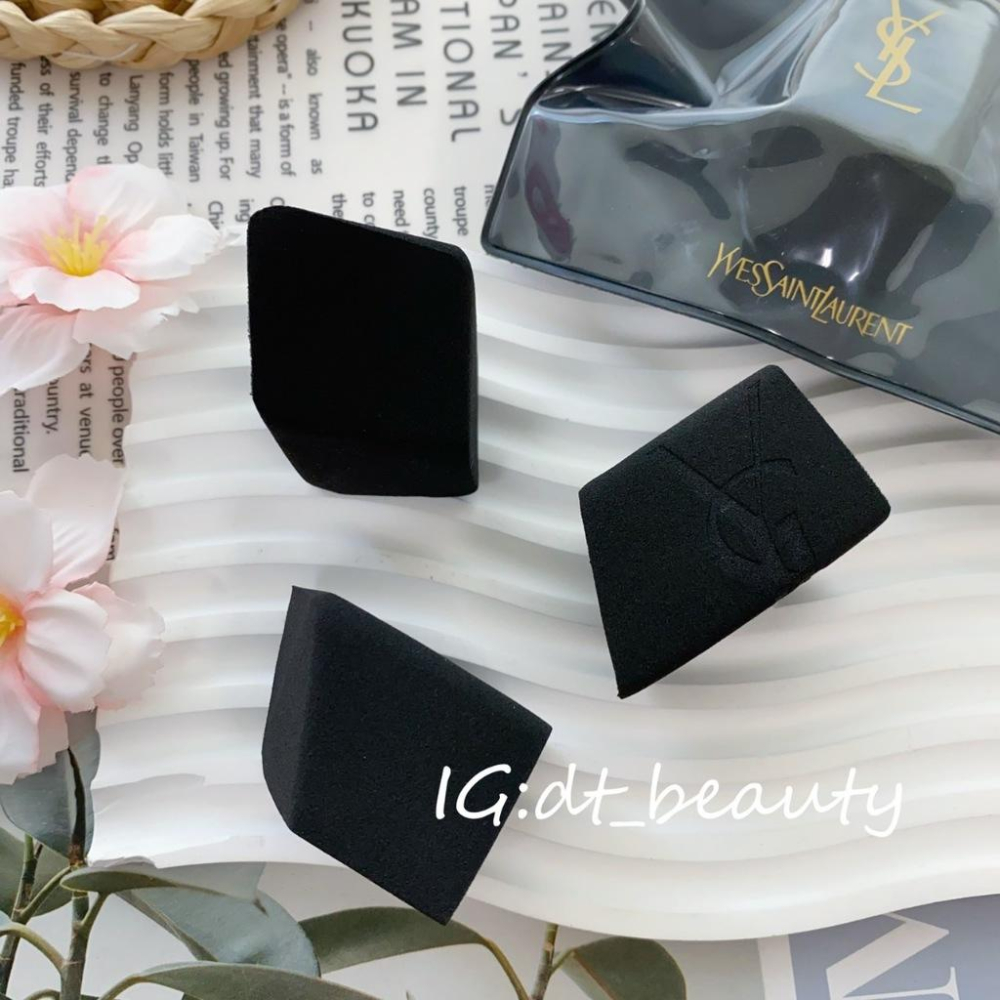 YSL 聖羅蘭 零死角美妝磚附贈收納套 零死角美妝磚 美妝蛋 美妝磚 化妝海綿 菱形五角美妝磚-細節圖3