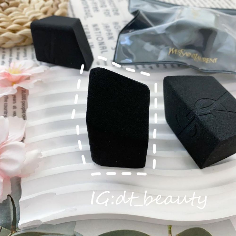 YSL 聖羅蘭 零死角美妝磚附贈收納套 零死角美妝磚 美妝蛋 美妝磚 化妝海綿 菱形五角美妝磚-細節圖4