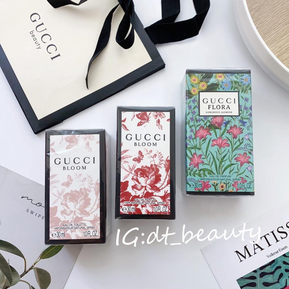 Gucci 香水 綻放 繁花之水 花悅沁意 黑色繁花 花悅馥意 罪愛 完美浪漫 華麗梔子花淡香水 30ml 女香 男香-細節圖2