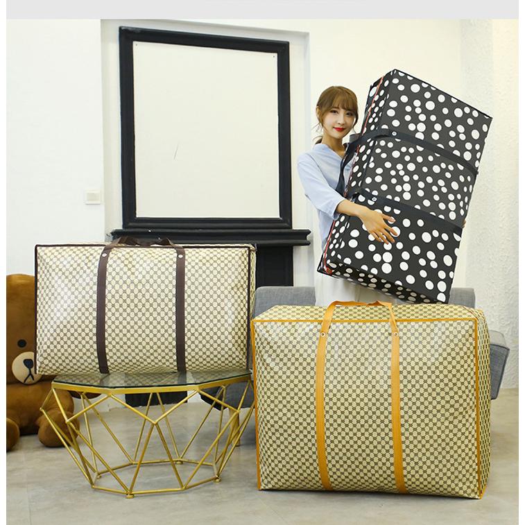 購物袋 大中小 搬家袋 外出袋 防水袋子 手提購物袋 衣物收納袋 大購物袋 整理打包袋 防塵袋 收納袋 環保購物袋-細節圖4