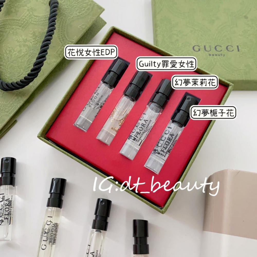 Gucci 香水禮盒 禮盒 小香水禮盒 女香 男香 香水 小香水 花悅香 罪愛女香 幻夢香 禮物-細節圖2