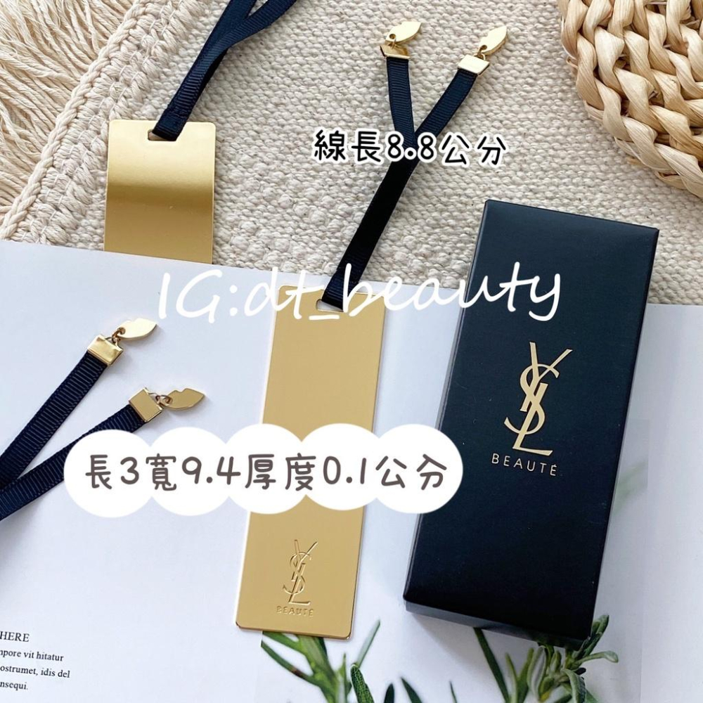 YSL 金嘴唇書籤 書籤 文具 手帳 YSL書籤  Yves Saint Laurent 聖羅蘭-細節圖3