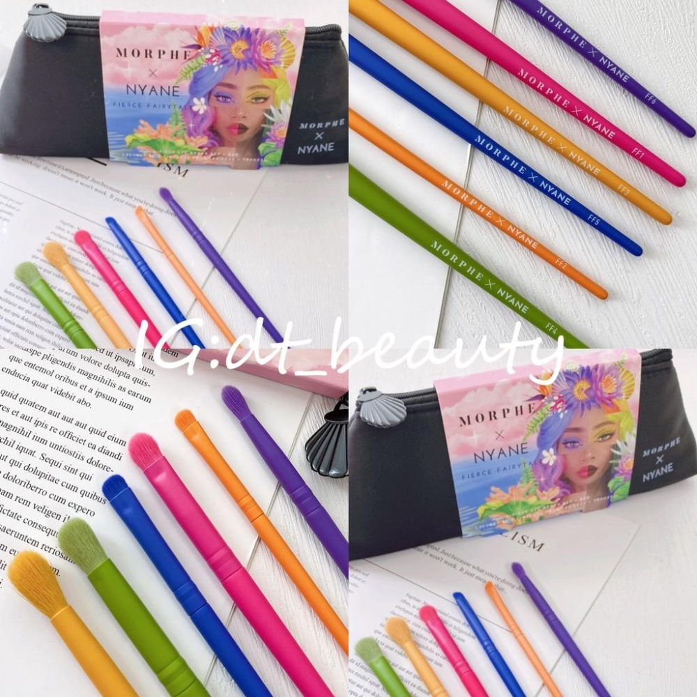Morphe 刷具組合 眼影刷 暈染刷 腮紅刷 眼部刷 粉底刷 遮瑕刷 眉刷 臥蠶刷 鼻影刷 刷具 化妝包 收納包 眼刷-細節圖3