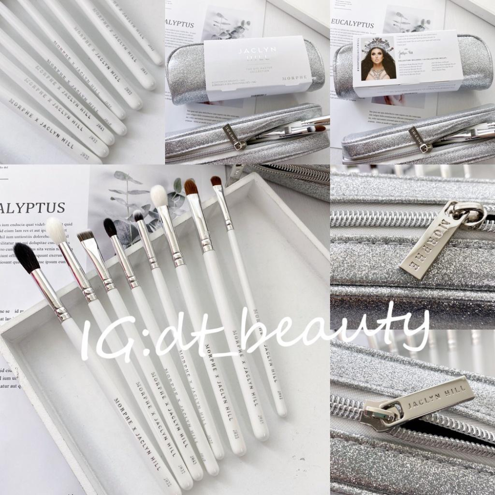 Morphe 刷具組合 眼影刷 暈染刷 腮紅刷 眼部刷 粉底刷 遮瑕刷 眉刷 臥蠶刷 鼻影刷 刷具 化妝包 收納包 眼刷-細節圖4