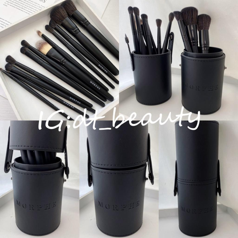 Morphe 刷具組合 眼影刷 暈染刷 腮紅刷 眼部刷 粉底刷 遮瑕刷 眉刷 臥蠶刷 鼻影刷 刷具 化妝包 收納包 眼刷-細節圖6