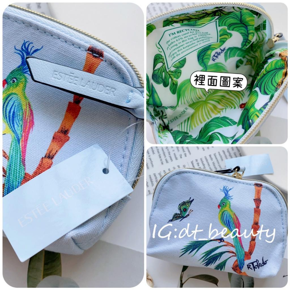 Estee Lauder 雅詩蘭黛 束口袋 袋子 禮物袋 袋 彩妝袋 化妝包-細節圖2