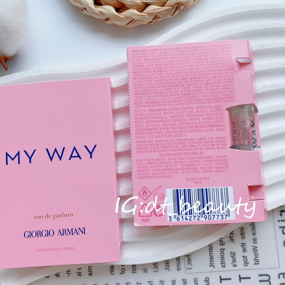 Giorgio armani 阿瑪尼 女性 女香 濃款 1.2ml 香水 試管小香水 攜帶外出香水 小香水-細節圖2