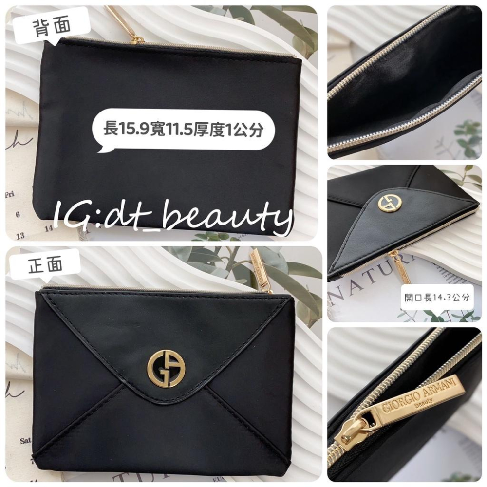 Giorgio armani 化妝包 刷具包 彩妝包 手提包  外出包 收納包-細節圖9