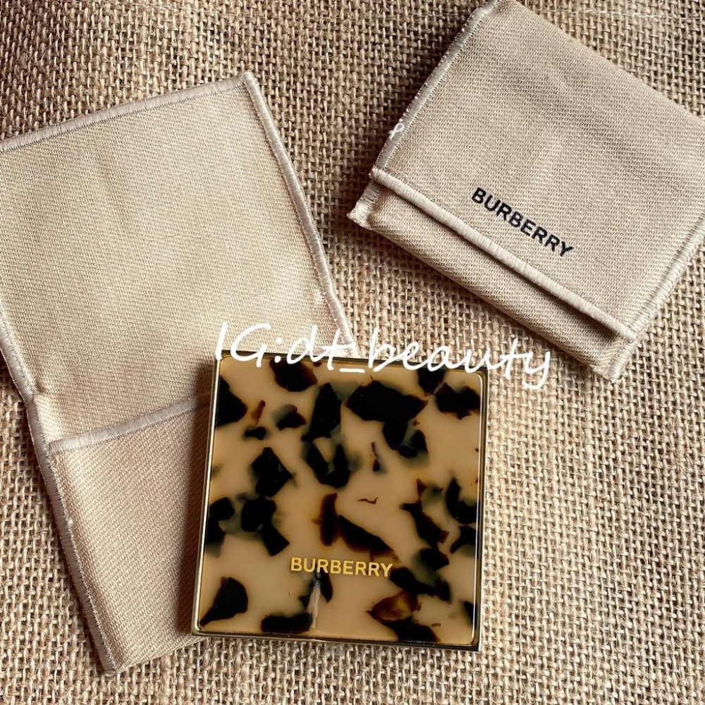 Burberry 博柏利 鏡子送收納袋 外出攜帶款  鏡子 化妝小鏡子 方鏡子 小鏡子-細節圖5
