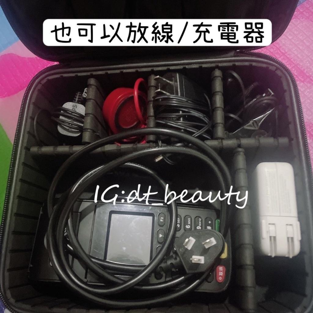 大容量化妝包🔥 多功能手提化妝包 婚秘職業化妝包 旅行方便化妝包 彩妝包 手提包 雙層包 包 外出包 收納包-細節圖8