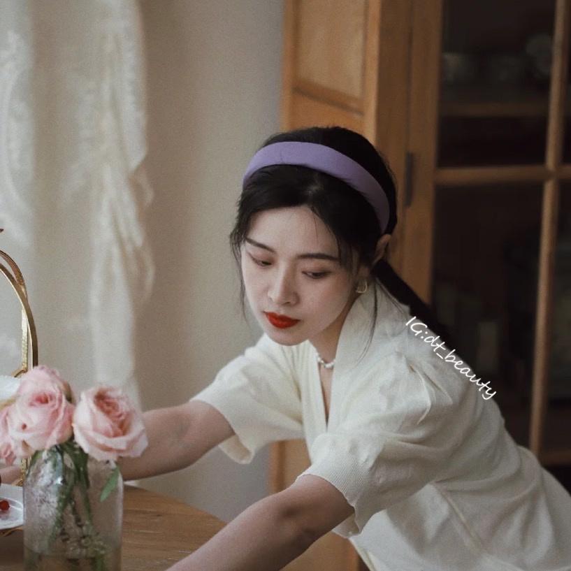 Urban decay 薰衣草紫 髮箍 洗臉髮箍 頭飾 頭箍 洗臉 紫色 賣萌 拍照 頭飾頭箍 洗臉-細節圖5