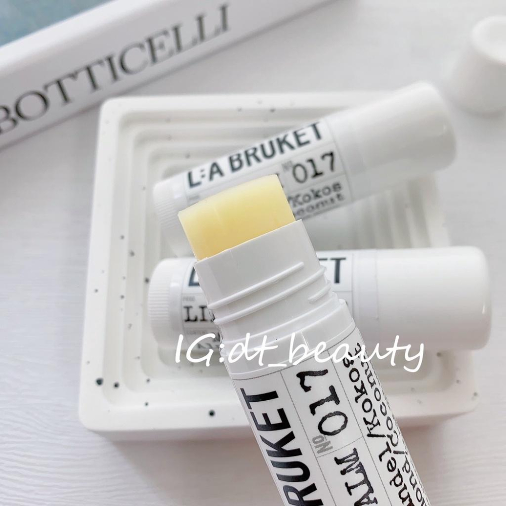 L:A BRUKET 護唇膏 017 椰香護唇棒 LA bruket 14g 椰子護唇膏-細節圖2