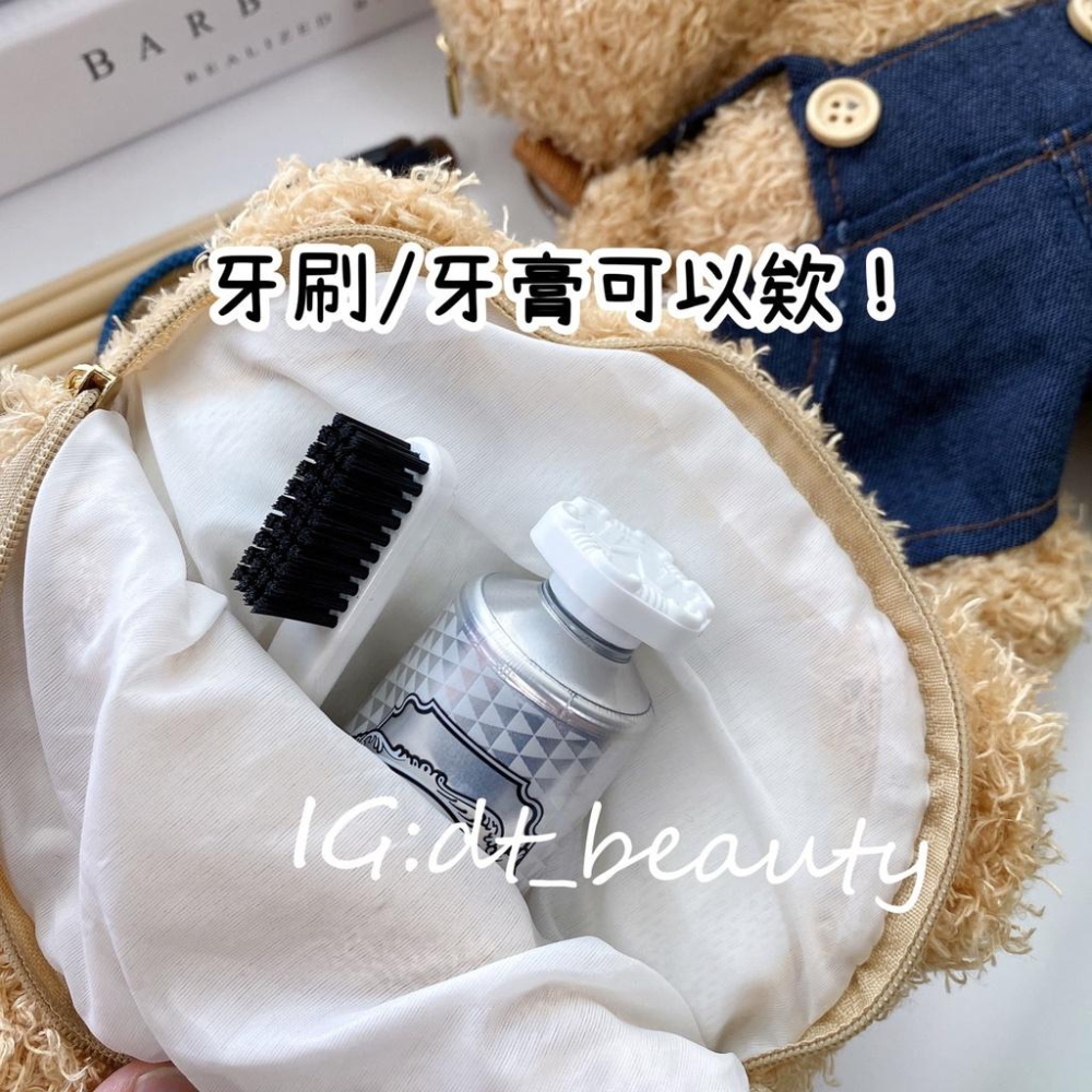 滴姊選品❤ 可愛小熊包包 小熊包 側背包 小熊毛絨包 熊熊收納包 可愛少女心化妝包 女孩包 化妝包-細節圖5