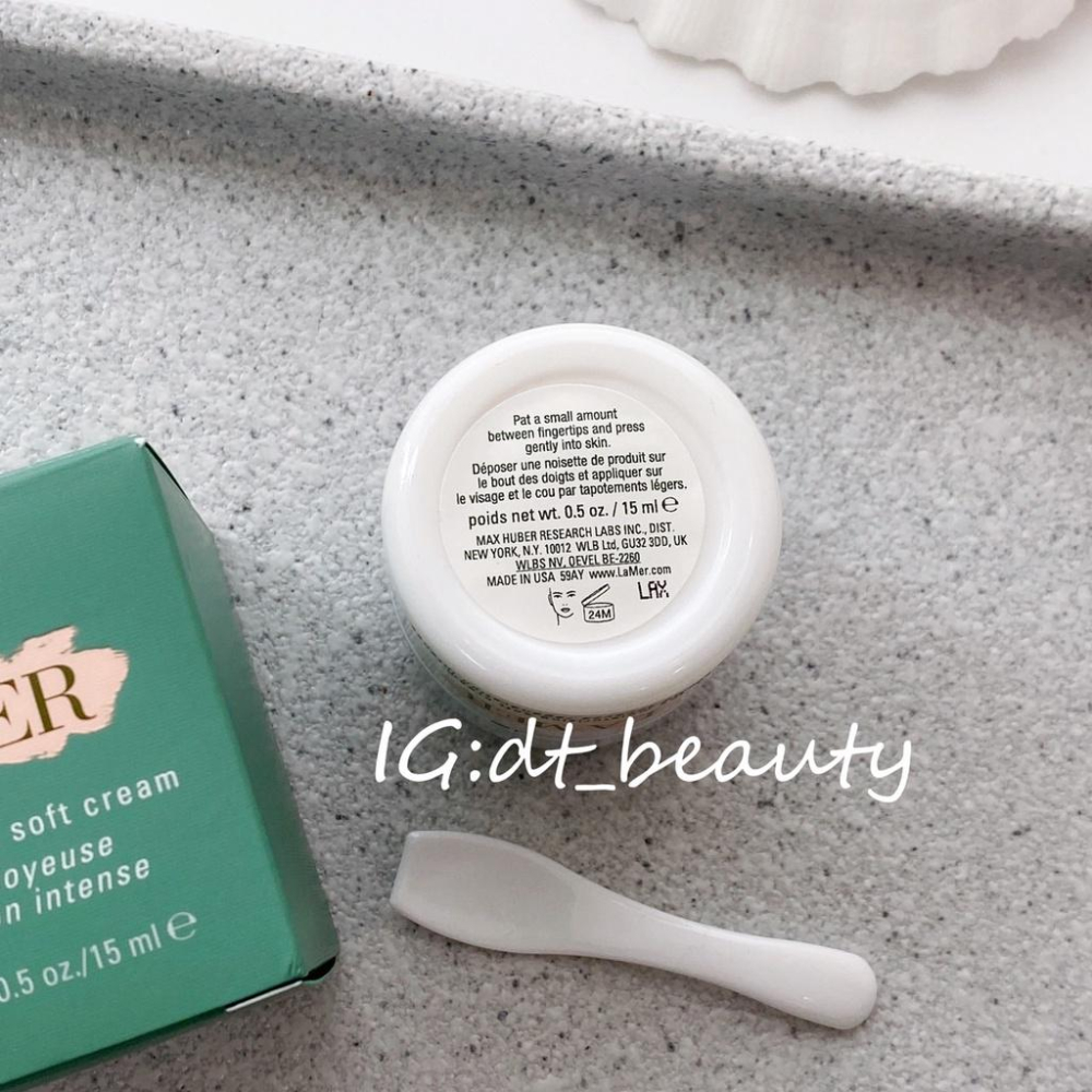 La mer 海洋拉娜 The Moisturizing 熱銷 舒芙乳霜 經典乳霜 15ml lamer 乳霜-細節圖5