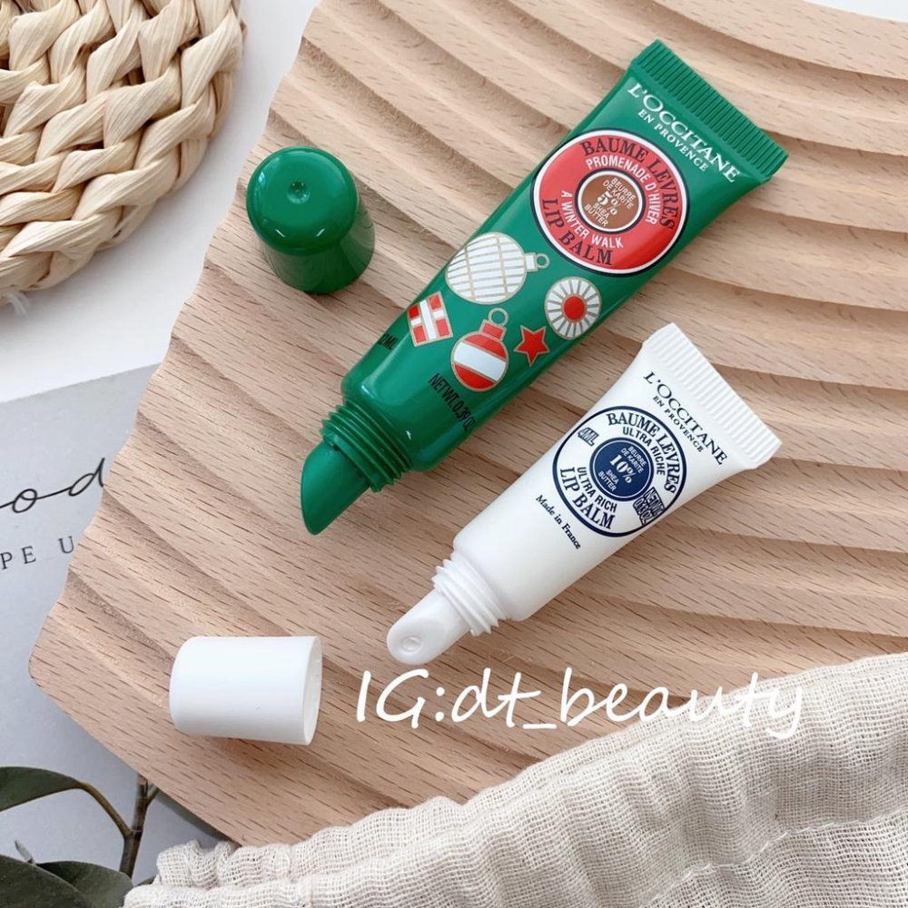 L Occitane 歐舒丹 護脣膏 乳木果冬日漫步滋養護脣膏 旅行外出攜帶 12ml 豐收乳油木暖香護唇膏-細節圖2