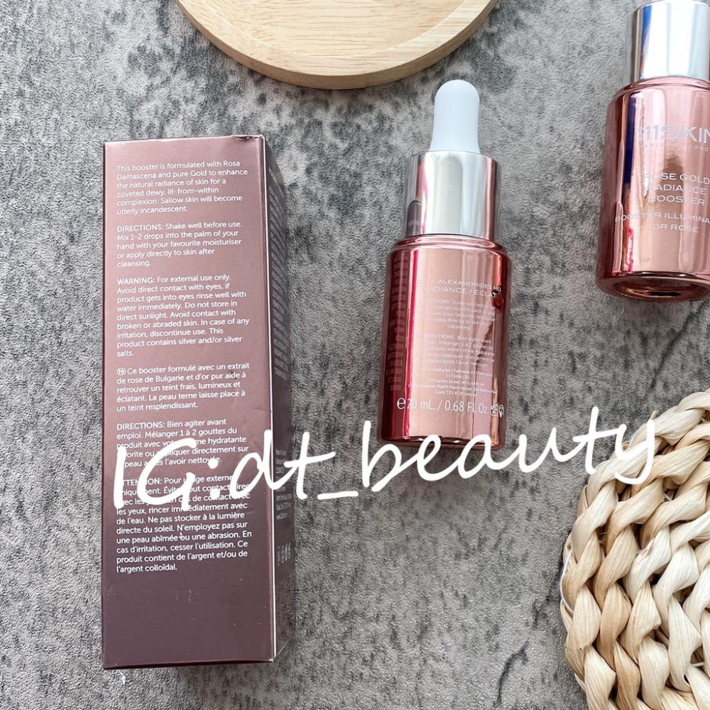 111SKIN 玫瑰金亮肌精華 玫瑰金精華 保濕精華 rose gold RADIANCE BOOSTER 20ml-細節圖2