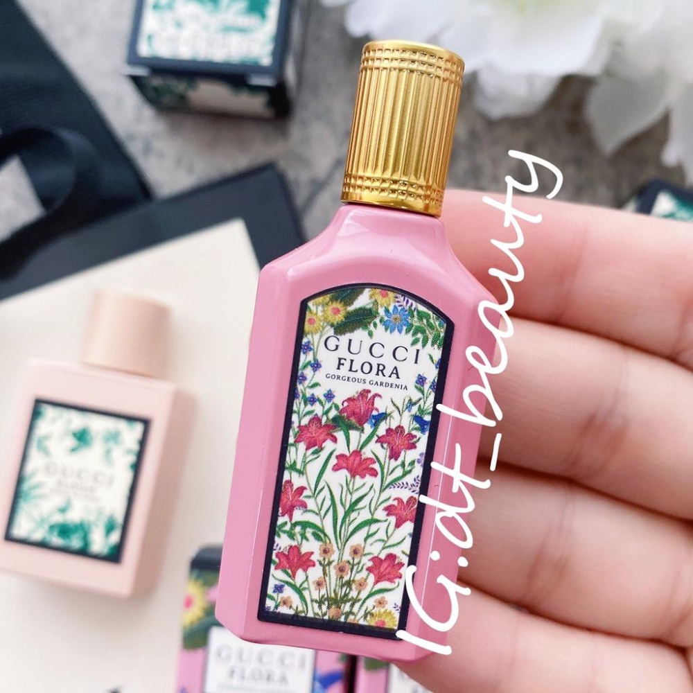 Gucci Flora 華麗梔子花 女性淡香水 5ml 香水 女香 男香 小香 花悅綠漾女性香水-細節圖6