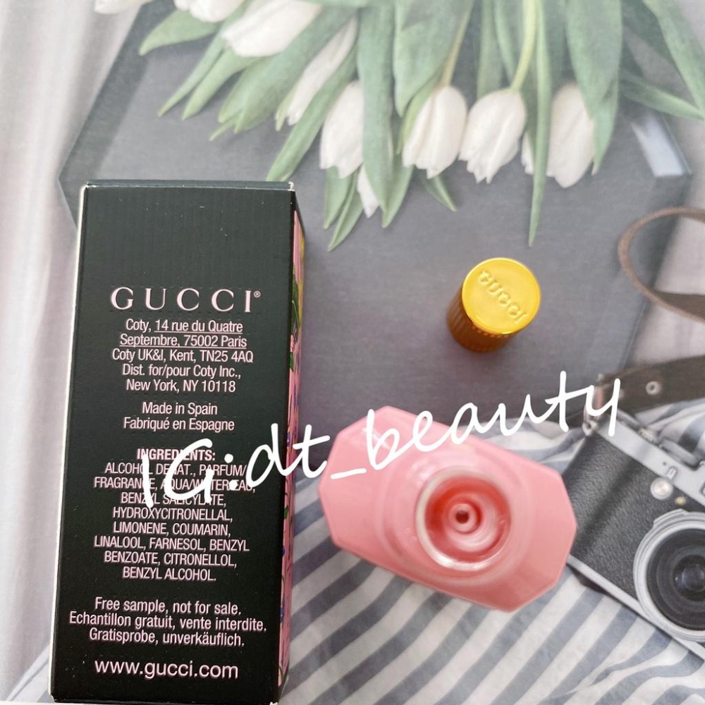 Gucci Flora 華麗梔子花 女性淡香水 5ml 香水 女香 男香 小香 花悅綠漾女性香水-細節圖8