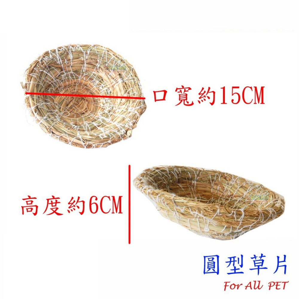 鳥屋配件-圓型草片/木屋配件/鳥屋草片/定期更換保持環境乾潔/鳥用品/鸚鵡用品/鸚鵡巢箱草片-細節圖2