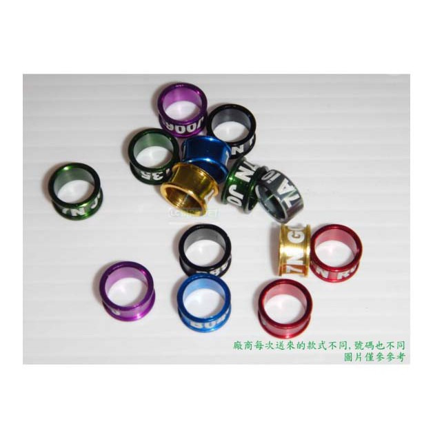 鸚鵡外出腳鍊必備品-固定式腳環(適用於出生7天內的鳥兒)/各種尺寸可選/鸚鵡腳環/鳥用品/鸚鵡外出用品-細節圖2