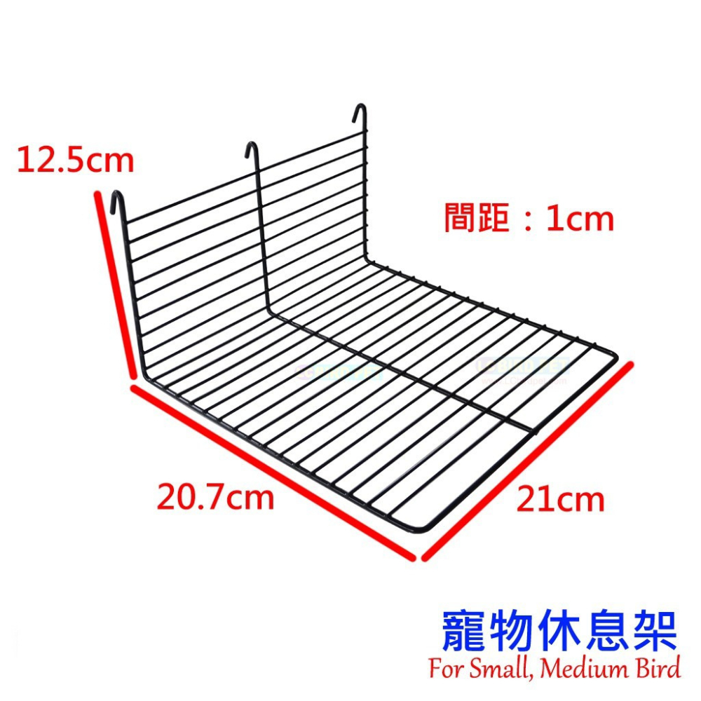 寵物休息架(黑白兩色可選)跳台/鳥籠/蜜袋鼯籠/鸚鵡,雀科,野鳥,蜜袋鼯,松鼠等寵物/增加籠子多層次空間/鳥籠用品-細節圖3