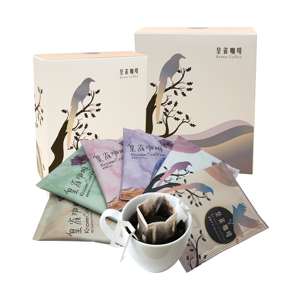 [Krone 皇雀]阿拉比卡濾掛式手沖咖啡｜５入組x2盒｜曼巴-細節圖5