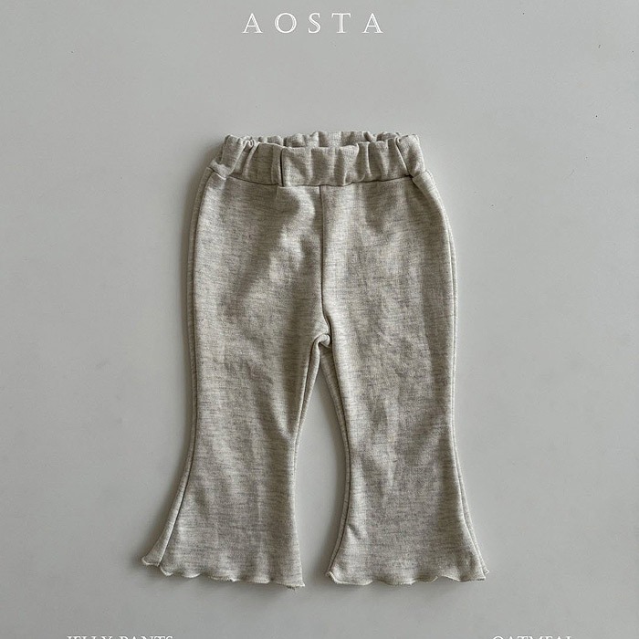 Aosta / 春‧捲邊素色喇叭褲-細節圖3