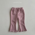 Aosta / 春‧捲邊素色喇叭褲-規格圖7