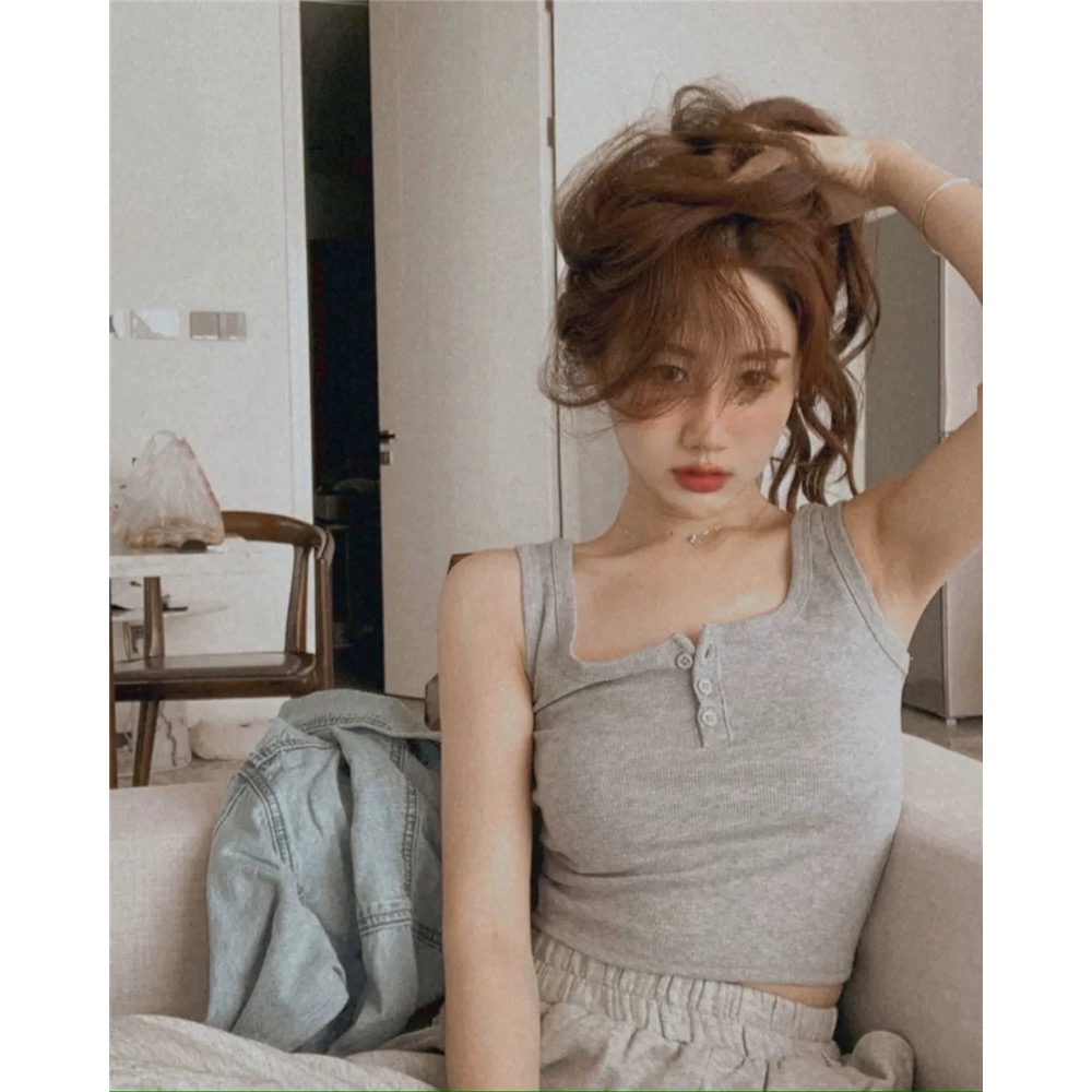 美式外穿小吊帶背心-規格圖3