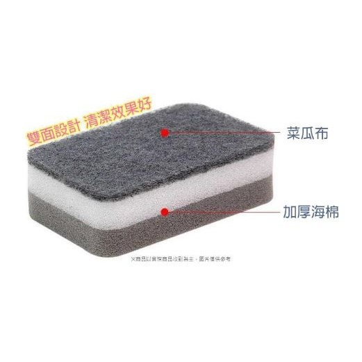 加厚灰海綿菜瓜布 【5入賣】三層雙面海綿擦 洗碗刷 廚房清潔 多用途 海綿 菜瓜布 刷碗 洗鍋 刷鍋 清潔小幫手-細節圖5